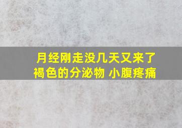 月经刚走没几天又来了褐色的分泌物 小腹疼痛